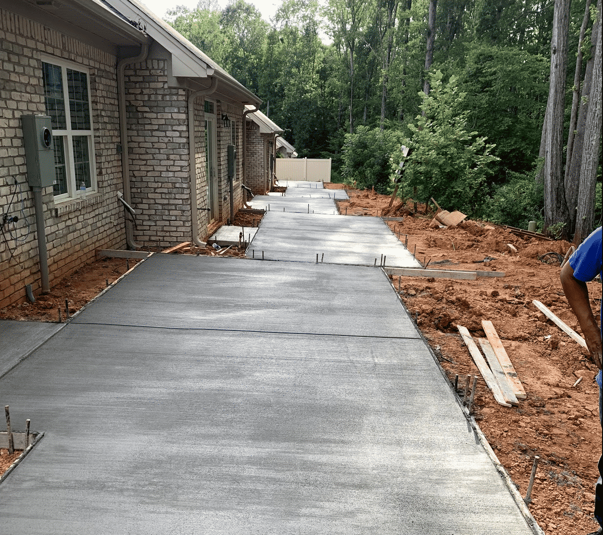 Concrete Patio Walkway
