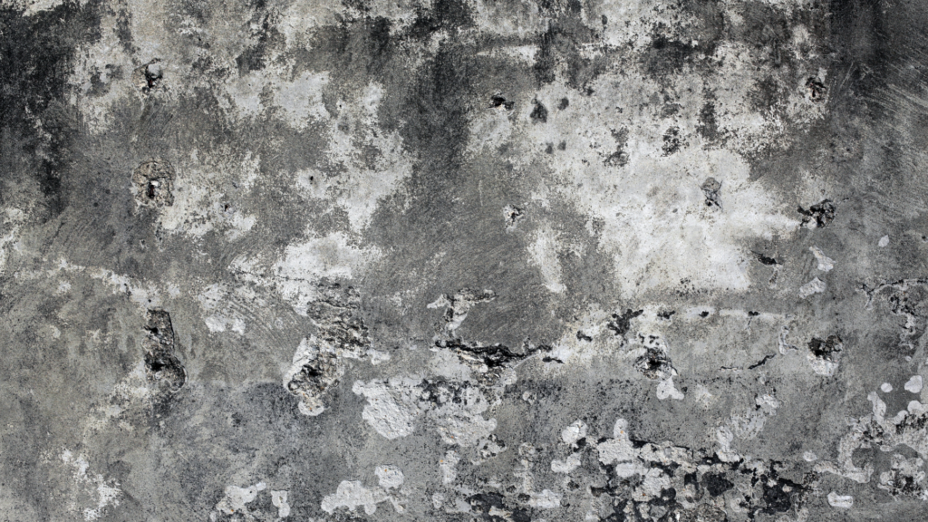 discolored concrete